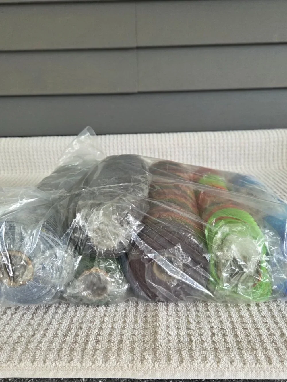 Mesh Ribbon Lot of 6 Rolls Mixed, Fall Colors, Ombre Blue, Silver & Gold, etc.